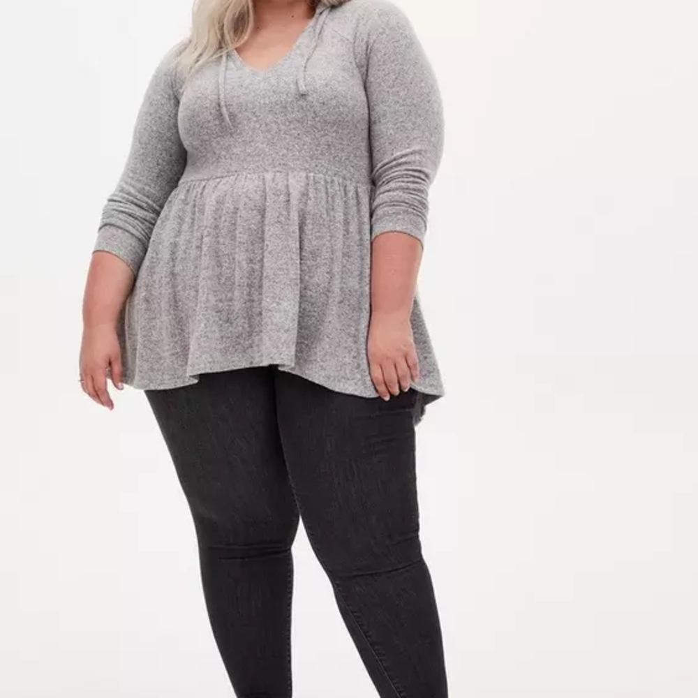 TORRID Gray Women's Knit Top